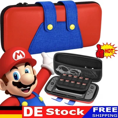 MARKENLOS Switch Case Schutzhülle Tasche Reiseetui Hardcase Cover Hartschale Box PU+Stoff