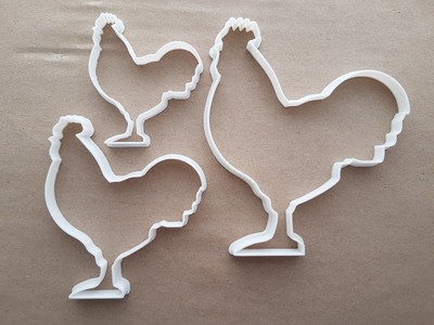 Hähnchenhahn Hahn Form Ausstecher Teig Keks Gebäck Fondant scharf
