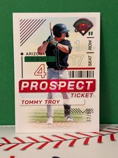 Tommy Troy 2024 Panini Prospect Ticket Edition Purple Foil 87/99 Diamondbacks