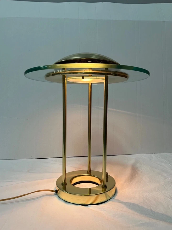 Vintage 1980s Robert Sonneman for George Kovacs Saturn Dimmable Desk Lamp - Image 4 of 4