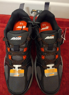 AVIA Talus Rugged Shoes Mens Red Black Size 8 1/2 Breathable Lightweight Walking