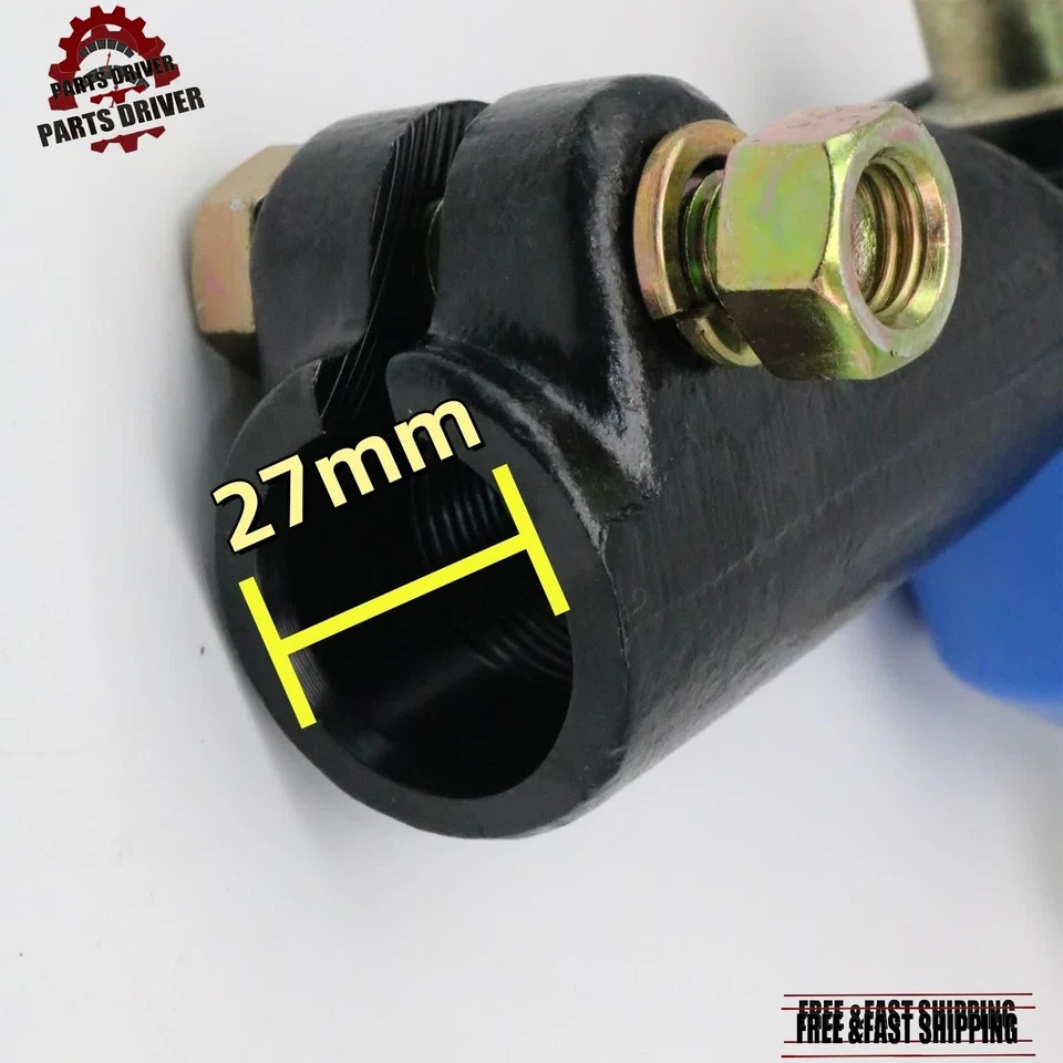 Pair LH+RH Auto Steering Tie Rod End Steel Fits UD 1800 2000 2300 1995-2013 US - Image 2 of 4