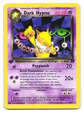 Dark Hypno 26/82 Rare Team Rocket Pokemon 1st Edition MP on eBay