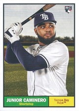 JUNIOR CAMINERO 2024 TOPPS ARCHIVES ROOKIE CARD #33 RAYS