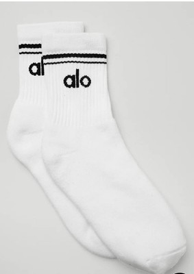 Alo Yoga Socken Weiß Uk Meduim