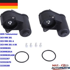 2X STELLMOTOR HANDBREMSE BREMSSATTEL für VW PASSAT 3C2 12-SEITIGER 3C0998281 NEU