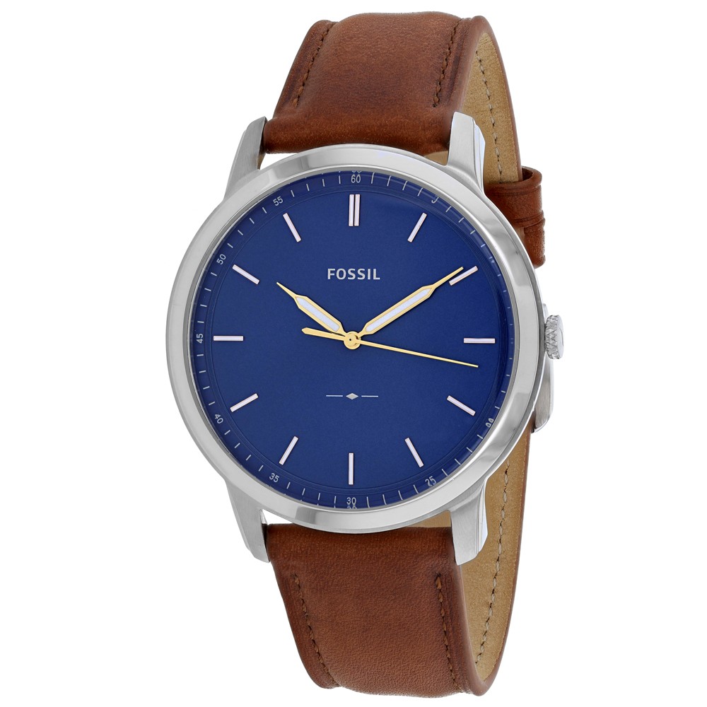 Fossil Men's Minimalist Blue Dial Watch - FS5304