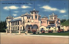 Casa de Espana San Juan Puerto Rico vintage postcard s687