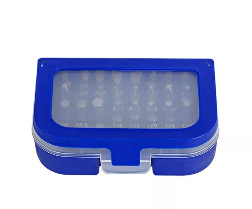 KIT DI INSERTI GIRAVITE CACCIAVITI X TRAPANO E AVVITATORE 31 PEZZI CON PROLUNGA foto 2