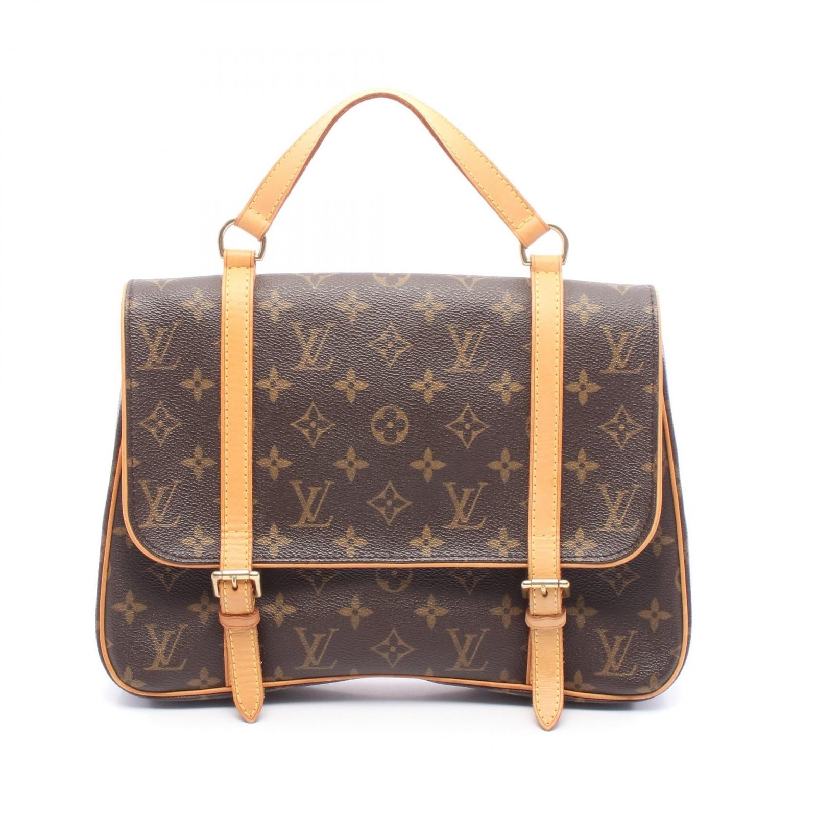 Louis Vuitton Marelle Monogram Coated Canvas Backpack for Women Brown