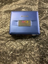 As-is Aiwa AM-HX30 Blue MiniDisc Player