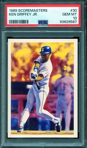 1989 Scoremasters KEN GRIFFEY JR. Rookie #30 Baseball Card PSA 10 GEM MINT
