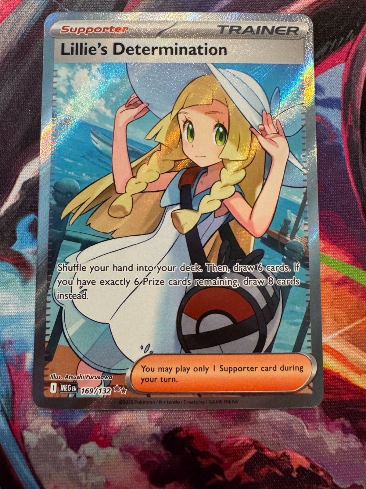 Pokemon TCG: Lillie's Determination 169/132 ME01 Ultra Rare - NM