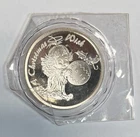 2013 A Christmas Wish Angel 1 oz .999 Fine Silver Art Round