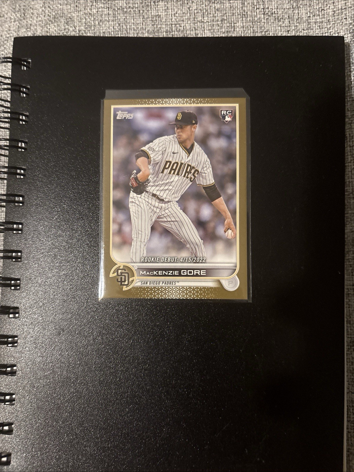 2022 Topps Update Series - Rookie Debut Mackenzie Gore #US294 Gold /2022 (RC)