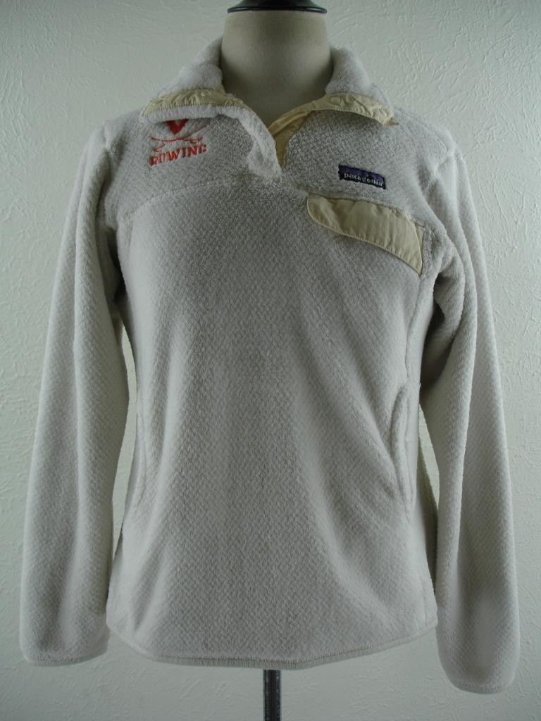 FILA Patagonia Giacca Pile Donna Tg M Re Tool Snap T UVA Canottaggio Viginia Cavaliers