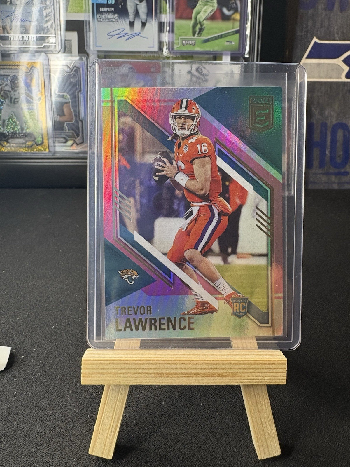 2021 Panini Donruss Elite Rookies Pink Trevor Lawrence #101 Rookie RC