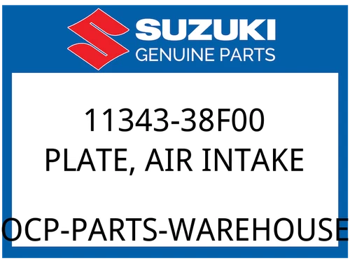 PLATE, AIR INTAKE