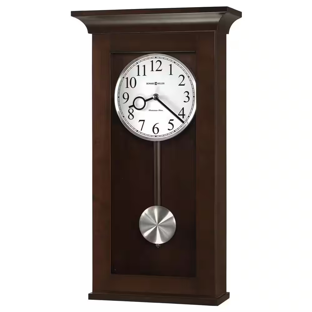 Braxton Brown Wall Clock