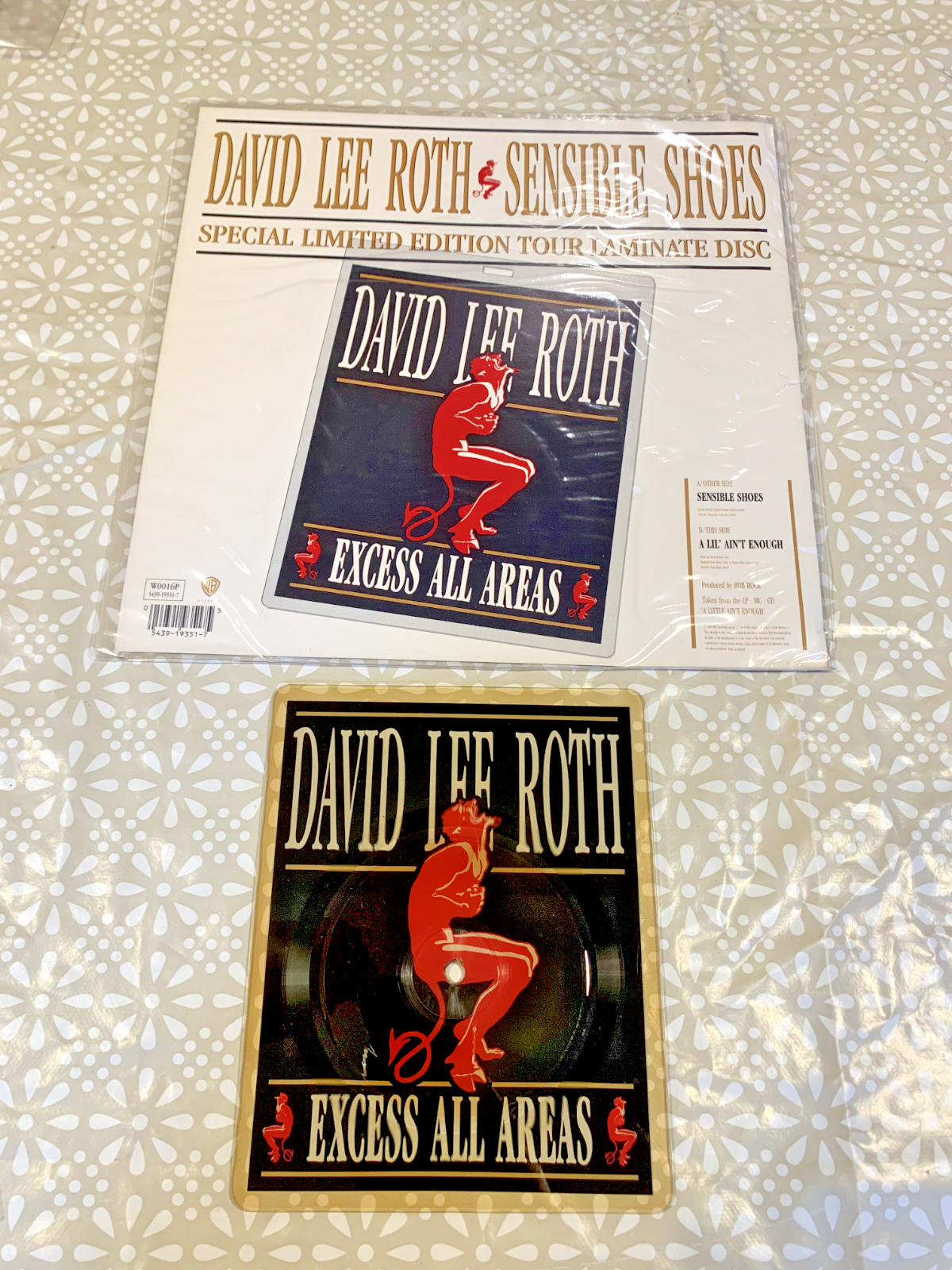 RARE David Lee Roth Sensible Shoes 7
