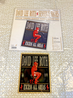 RARE - DAVID LEE ROTH - SENSIBLE SHOES-7  VINYL SINGLE PICTURE DISC-NEVER PLAYED