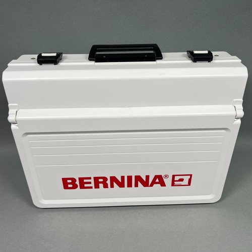 Genuine VTG Bernina Accessory Storage Box Carrying Case White 15x11x5 Organizer