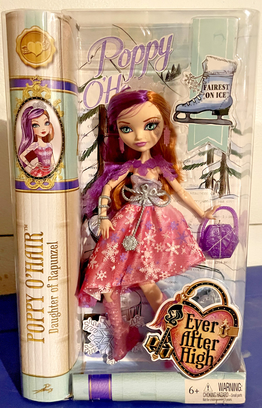 Ever After High Poppy O&rsquo;Hair Fairest On Ice Doll &ndash; Series 1 &ndash; 2014 Mattel &ndash; NRFB