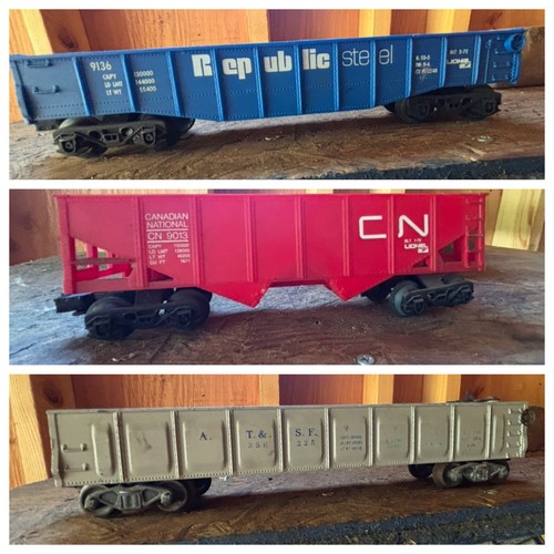 LOTE de 3 vagones de tren LIONEL 356225 9013 9136 originales (se separarán) | Zustand: Used