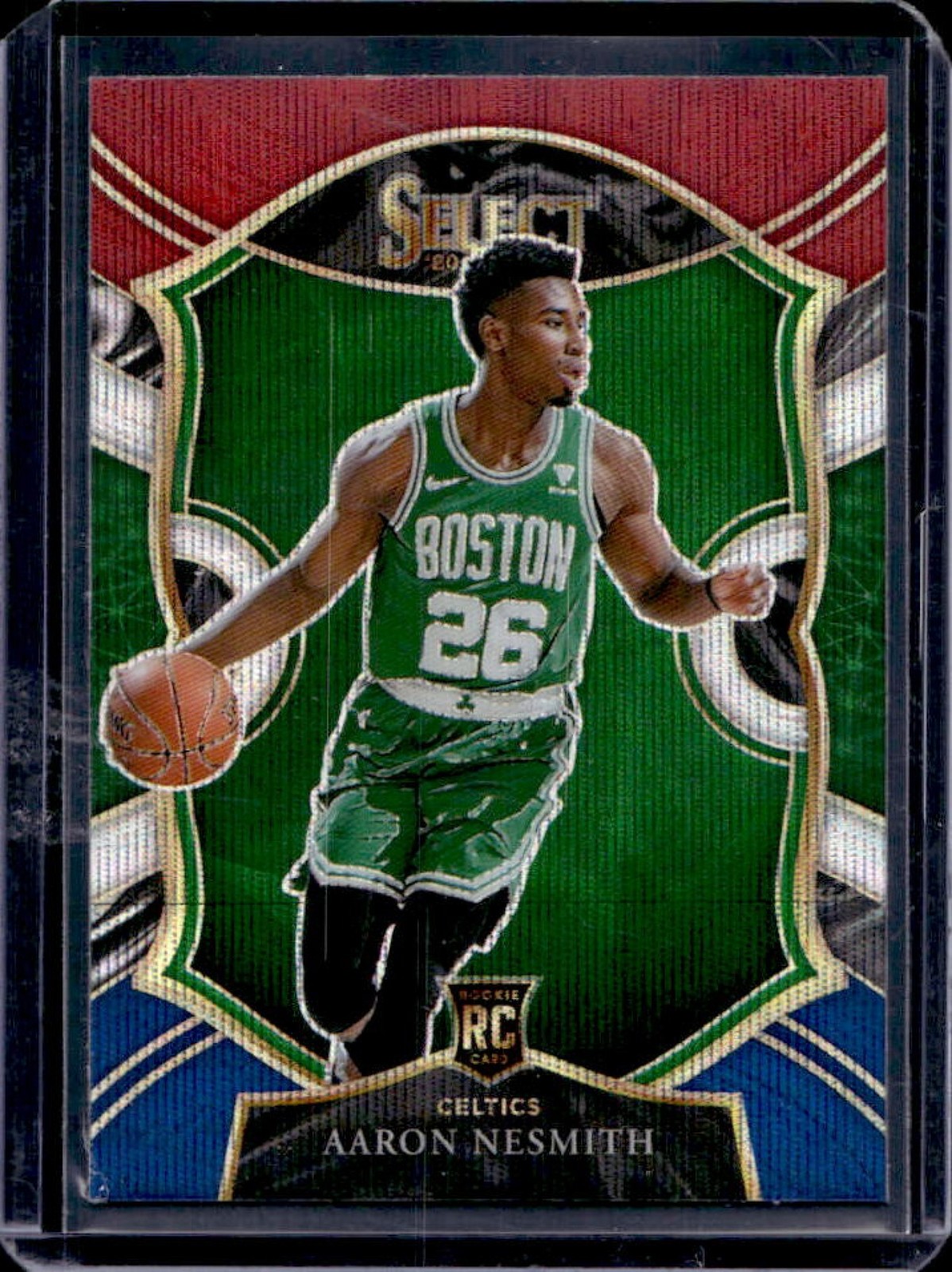 2020-21 Select Aaron Nesmith RC Tri Color Prizm Concourse #74 Celtics