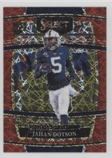2022 Panini Select Draft Picks Concourse Red Lazer Prizm Jahan Dotson #87 1hn2