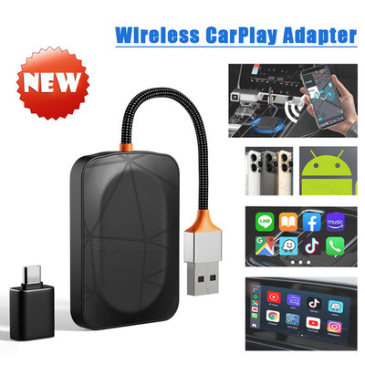 For 2017-2023 Dodge Challenger Wireless Carplay&Android Auto Wireless Adapter