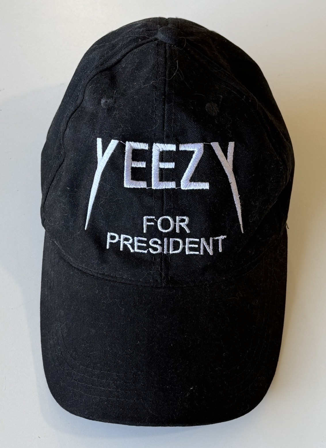Yeezy For President Adjustable Black Hat Buckle Strap Cap thumbnail 3