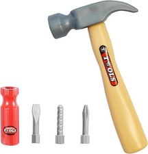 Toy Choi's 4Pcs Toddler Hammer, Plastic Hammer and Toys Simulation...