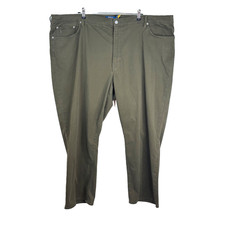 Polo Ralph Lauren Men 50B x 30 Chino Pants Big  Tall Classic Fit Olive Green