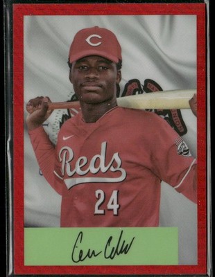 Cam Collier 2023 Bowman Draft #54FV-34 Bowman 1954 Flag Variation #/54 Reds