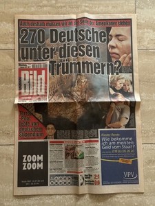 Bildzeitung Du 5 Octobre 1989 – Journal Vintage – Cadeau De Naissance – Foot RDA