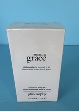 Philosophy Amazing Grace Luminous Body Oil 4 fl oz vegan Women Regular Size