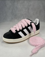 Flauschige Schn&uuml;rsenkel/Pl&uuml;sch Rosa Neu