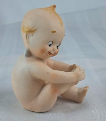 Lefton Jesco Vintage Kewpie Bisque Figurine KW913