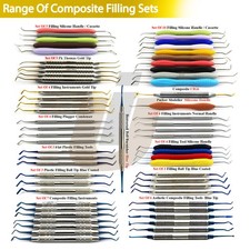 Titanium Coated Range Of Dental Composite Filling Instruments Restorative Scaler