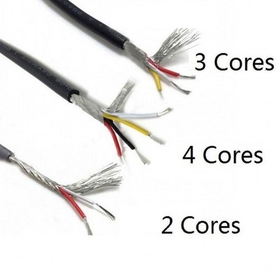 2/3/4 - Core Shielded Audio Headphone Signal Cable (UL 2547), 300V, RoHS, Copper