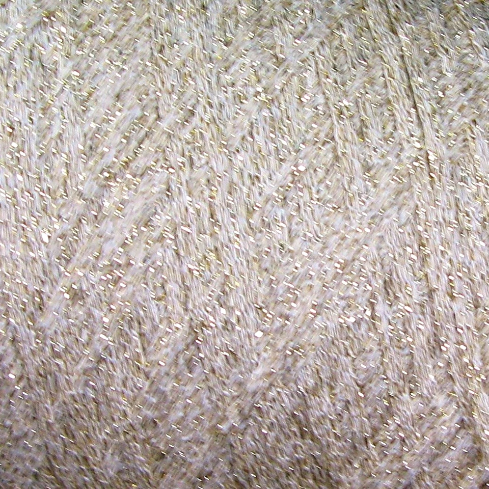 Große Kone  Glitzergarn Bändchengarn gold-beige Nr.2 - Bild 2 von 2