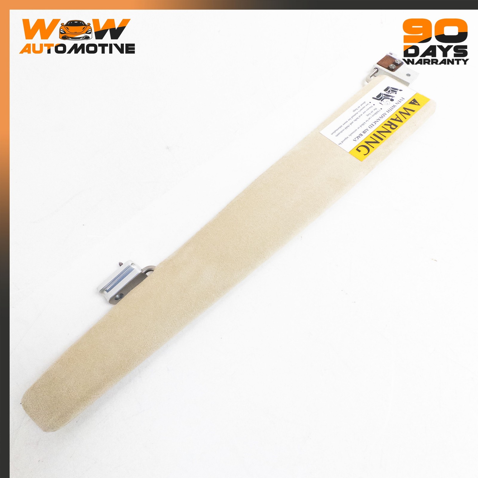 05-18 ASTON MARTIN V8 VANTAGE DB9 FRONT LEFT SUNVISOR MIRROR ASSEMBLY BEIGE OEM