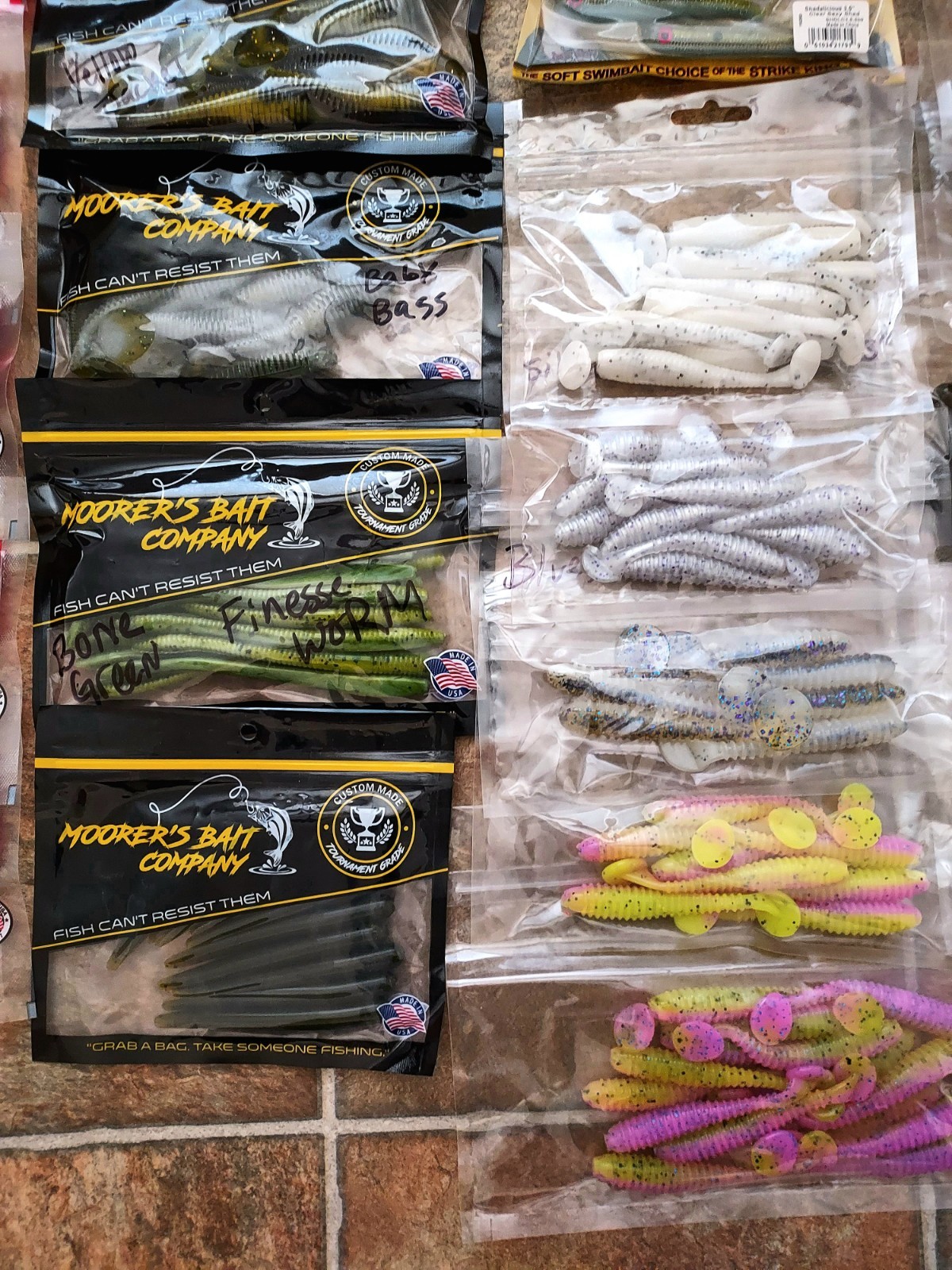 75 Bass Fishing Lures Lot Soft Plastics Baits Zoom Berkley Gulp Yum Senko Gary  - Image 8
