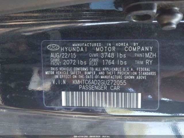 Hyundai Veloster 2016 ABS pieza de freno antibloqueo 95.000 millas usado OEM 545-53790 Foto 2 de 4