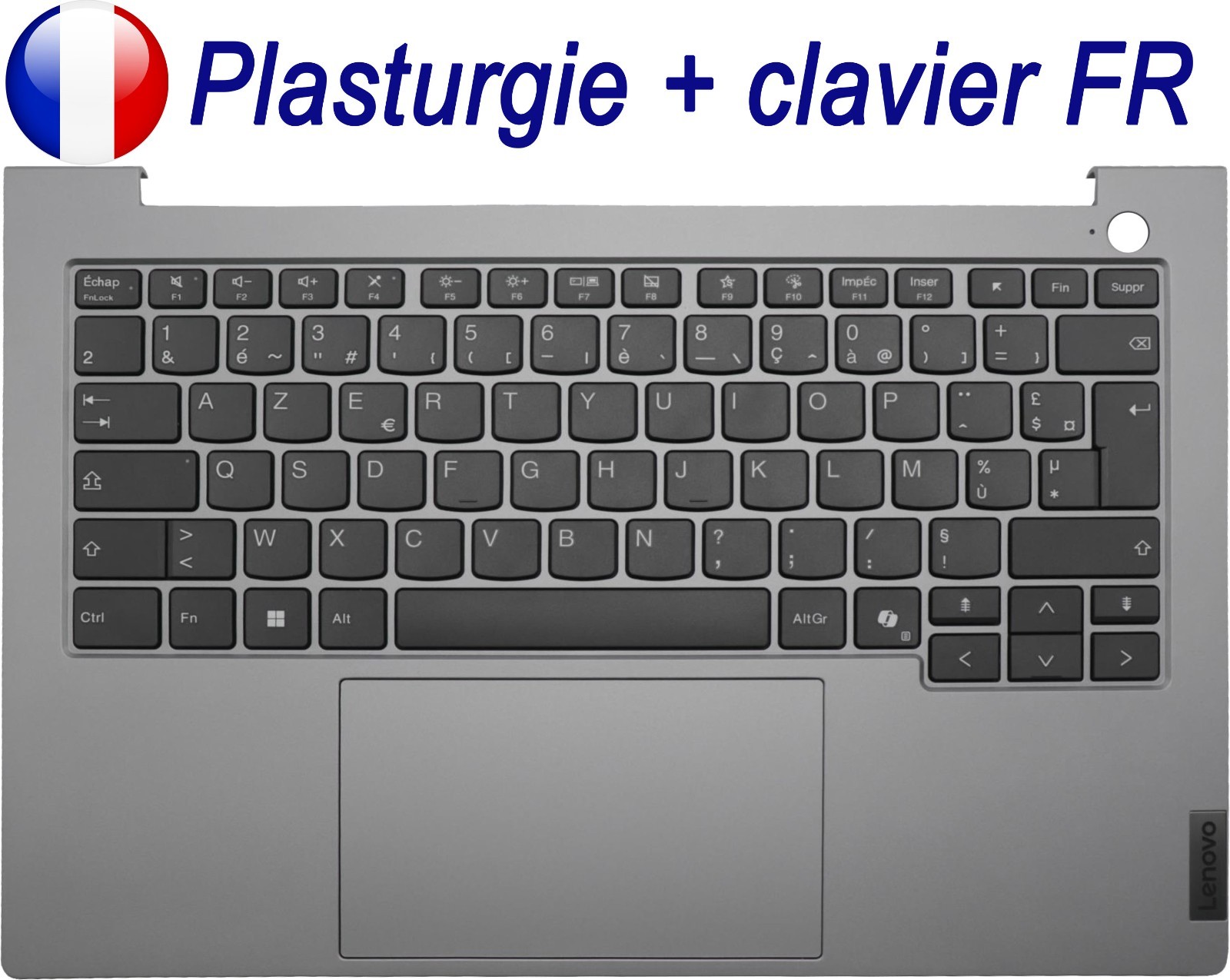 Clavier AZERTY Plasturgie Lenovo ThinkBook 14 G6 Topcase Clavier PC Portable G7 G8