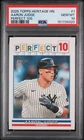 PSA 10 AARON JUDGE PERFECT 10 #1 NEW YORK YANKEES MVP 2025 TOPPS HERITAGE HN