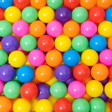 Ball Pit Balls for Toddlers 1-3, 500Pcs Crush Proof Plastic Balls for Girls Ball