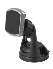 Scosche MagicMount Pro Magnetic Phone Mount with Suction Cup 1 Pack Black Silver