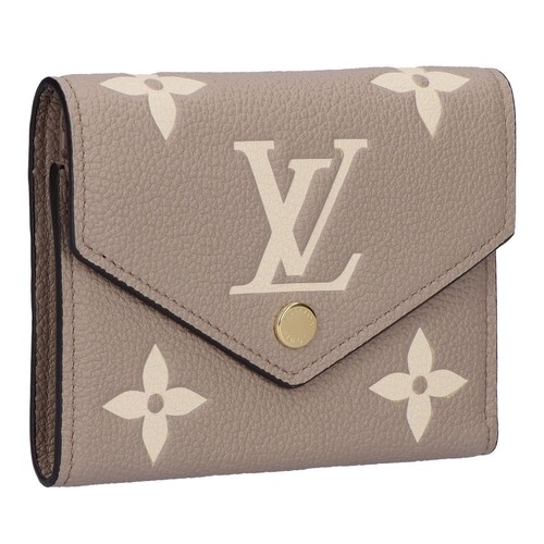 Louis Vuitton Folded Wallet Three-Fold Wallet Monogram M81861 Tortorel Cream